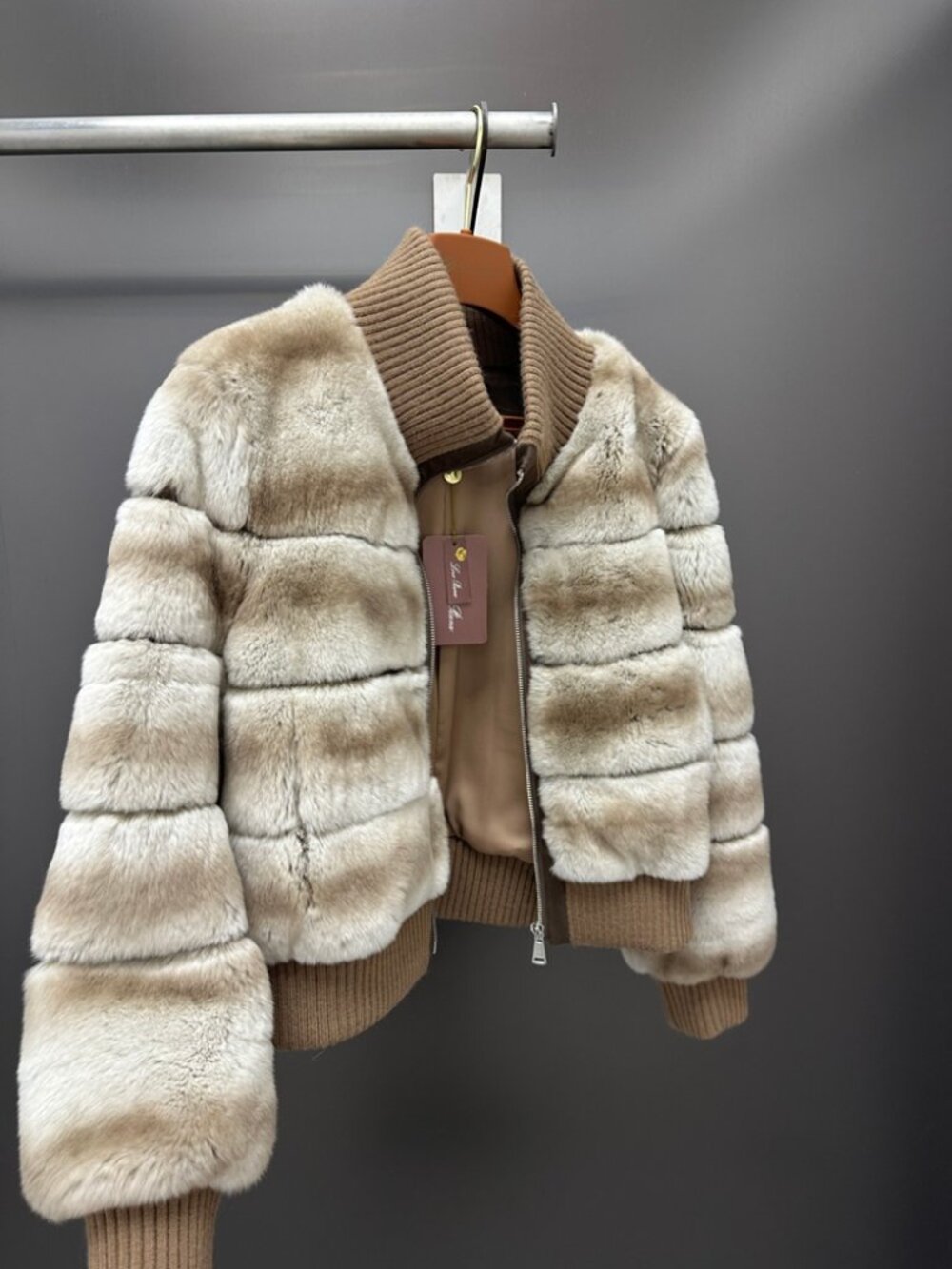 Loro Piana Rex Rabbit Fur Jacket - Picture 6 of 9